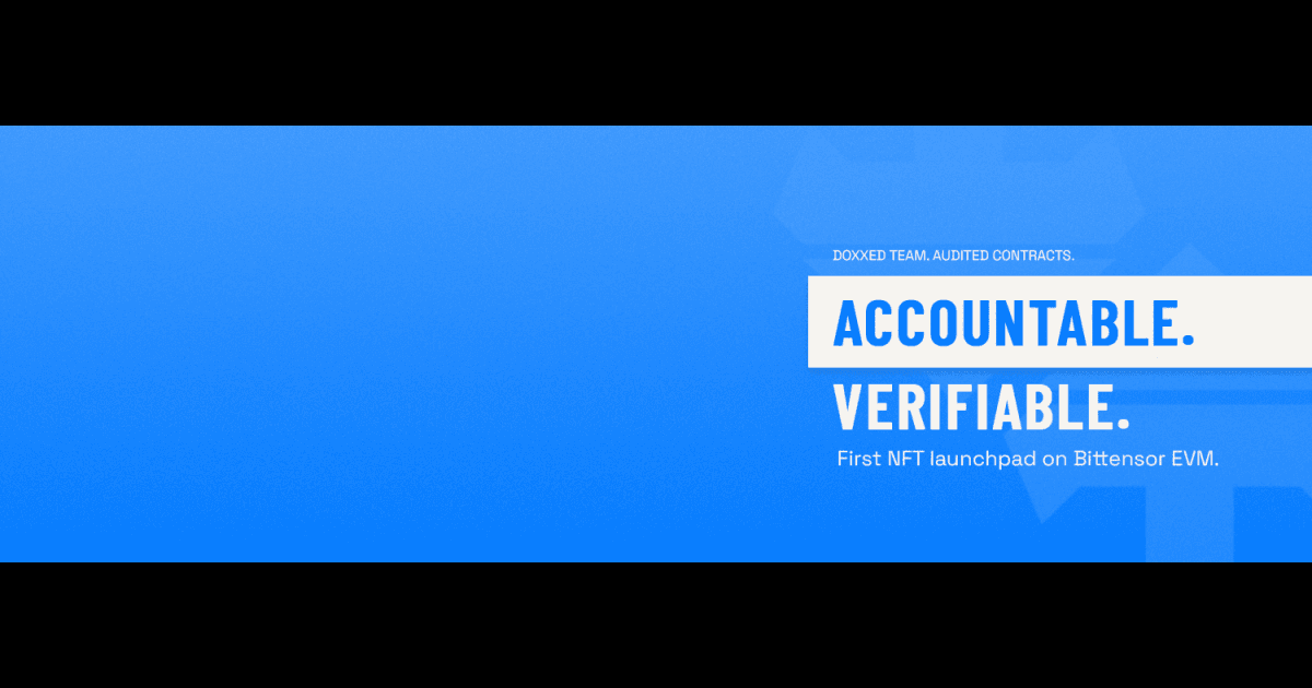 Elevate social banner: NFT launchpad on Bittensor EVM